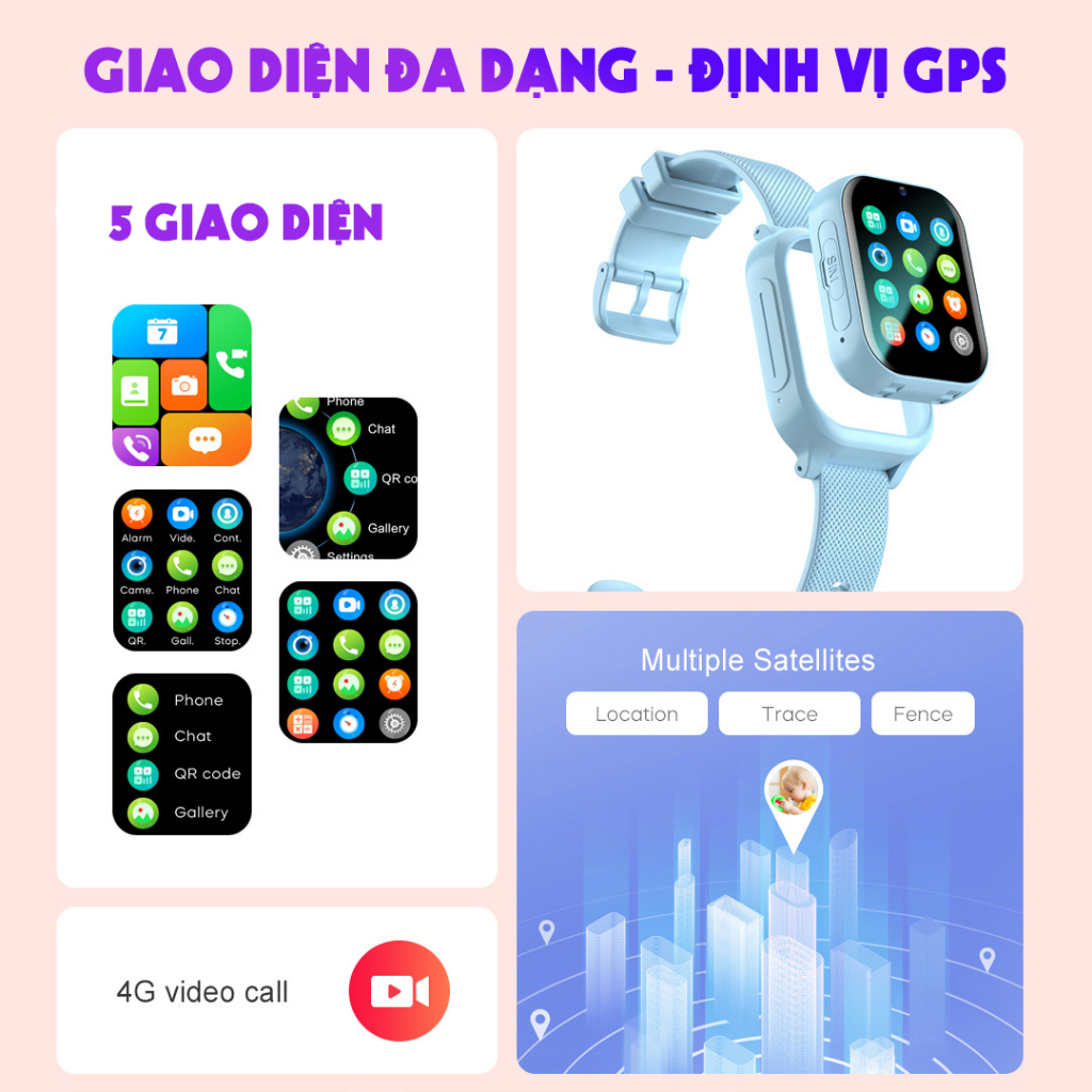 [ TẶNG DÂY ĐEO CỔ ] Đồng Hồ Thông Minh Trẻ em JUNIOR09 WATCH KID TAG Lắp Sim 4G - Nghe Gọi - Video Call - Định vị GPS | BigBuy360 - bigbuy360.vn