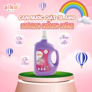 Aiko - NƯỚC GIẶT XẢ CHO BÉ 3 LÍT (mẫu mới)
