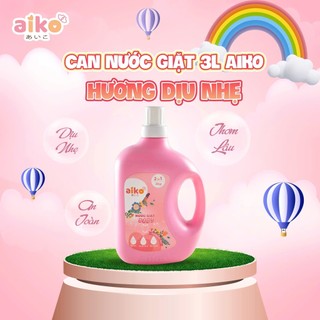 Aiko - NƯỚC GIẶT XẢ CHO BÉ 3 LÍT (mẫu mới)