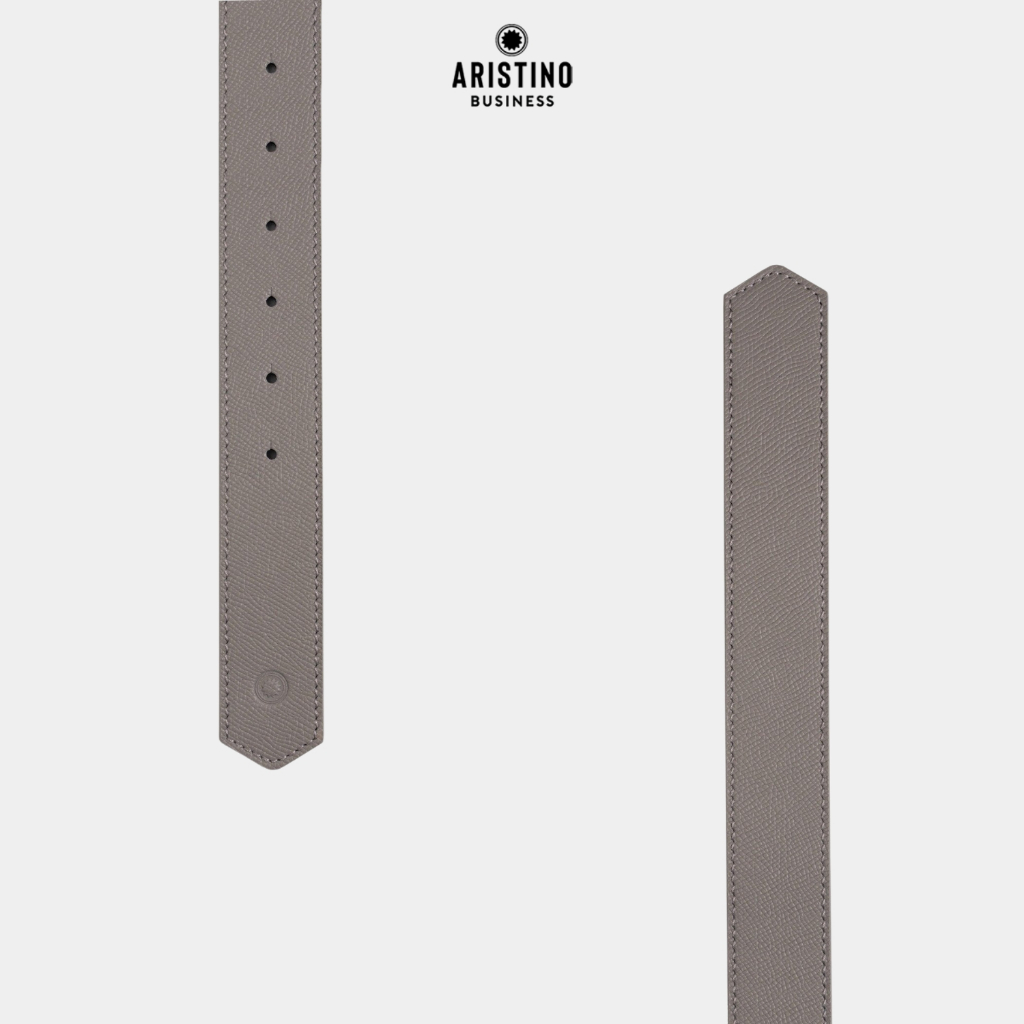 Dây da Nam ARISTINO BUSINESS, dây thắt lưng da bò dập vân cao cấp mang lại vẻ ngoài sang trọng và bề