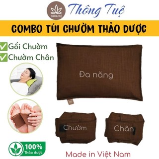 Combo TÚI CHƯỜM ĐA NĂNG và CHƯỜM CHÂN Thảo dược Thông Tuệ