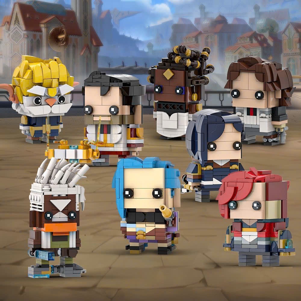 Đồ chơi lắp ráp MOC Jinx LOL Liên Minh Huyền Thoại