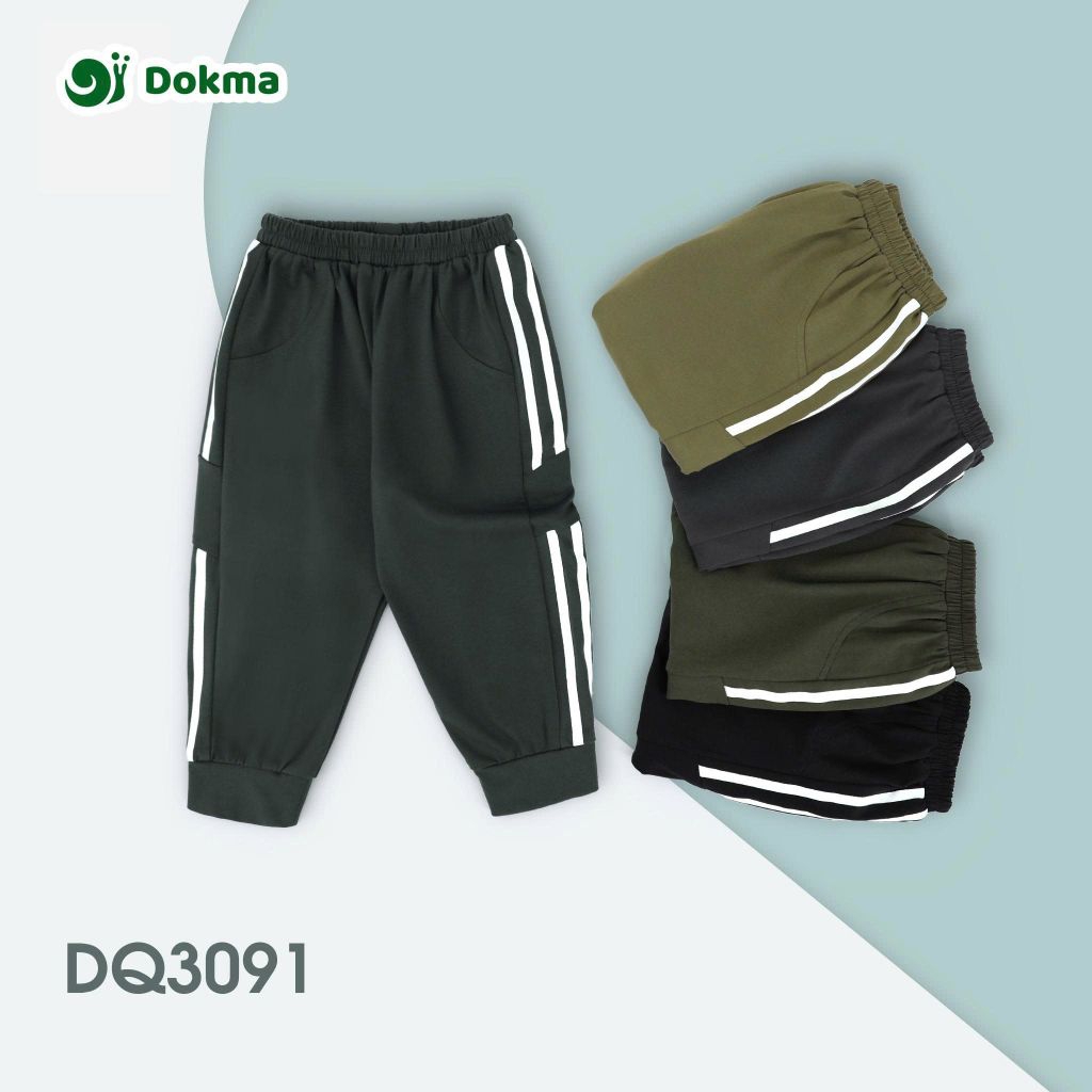 Quần dài sơ sinh mỏng bé trai Dokma 9-36M DQ2390, DQ3091