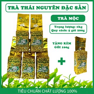 [TẶNG KÈM 100g] Trà Mộc [1kg] [5 gói x 200g] Trà Thái Nguyên Đặc Sản - Chính Gốc - Chuẩn Vị