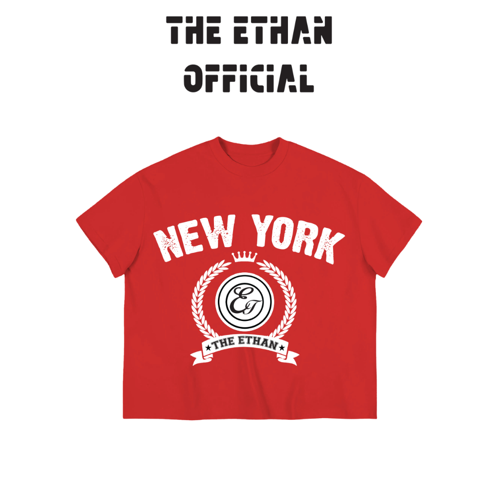 Áo Thun BOXY - THE ETHAN - NEW YORK - 100% Cotton 2C 280GSM