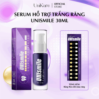 UNIsmile 30ML - Serum hỗ trợ cải thiện ố vàng, làm sạch mảng bám, trắng răng sáng bóng rạng ngời