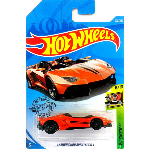 Xe mô hình tỉ lệ 1:64 CHÍNH HÃNG Hot Wheels Lamborghini Aventador J cam