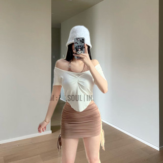 𝐒𝐀𝐋𝐄 [ẢNH THẬT] Set áo kèm chân váy dây rút
