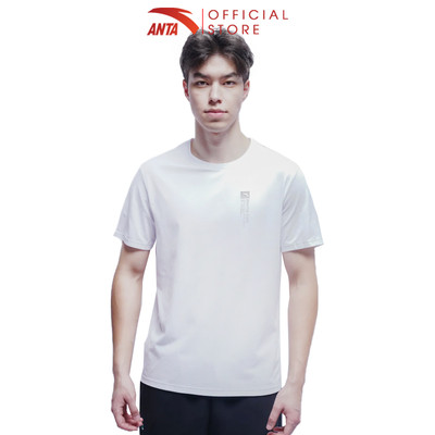 ANTA Nam Training Áo thun Thể Thao Chạy bộ tập gym Tennis Cầu Lông Pickleball 1525B7149