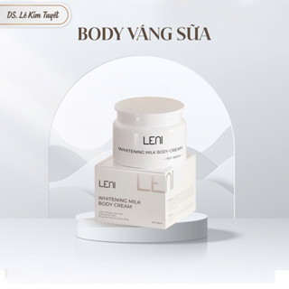 [TẶNG BODYOIL 10ml] KEM BODY VÁNG SỮA LENI 180GR