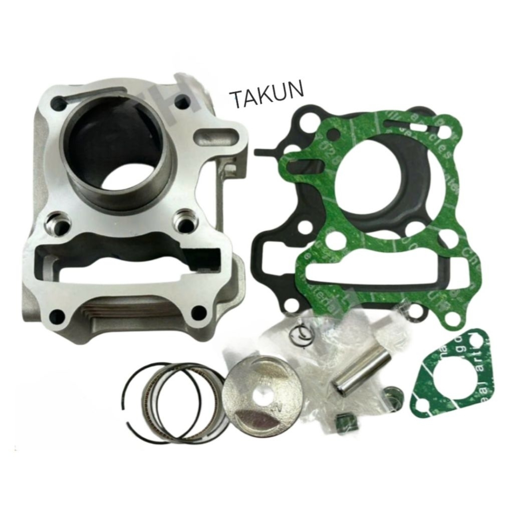 Bộ lòng, nòng hơi xi lanh xe SYM ELITE 50.... luôn piston bạc