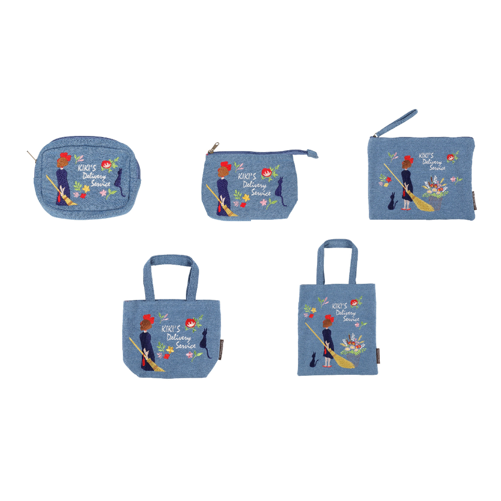 [Direct from Japan] Studio Ghibli Kiki's Delivery Service Denim Embroidery Series Japan NEW