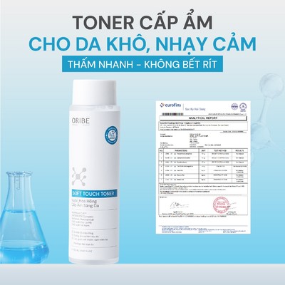 Toner Oribe cấp ẩm làm dịu se khít lỗ chân lông - Nước hoa hồng dưỡng sáng phù hợp mọi loại da 150ml