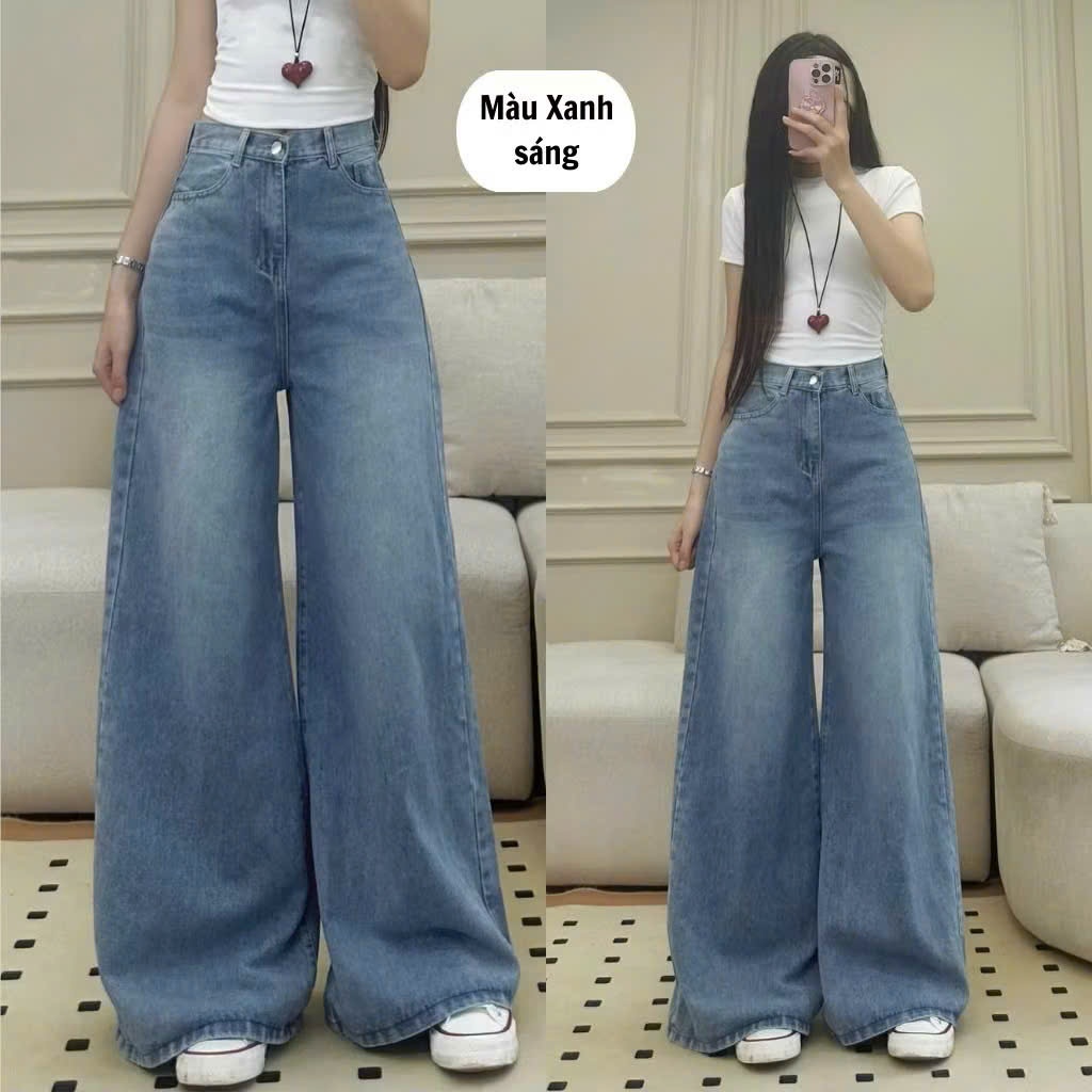 Quần bò jean ống xuông ống rộng Hari đủ màu Cá Tính | BigBuy360 - bigbuy360.vn