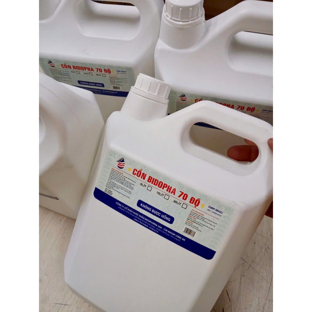 Cồn y Tế 70 90 độ sát khuẩn công ty BIDOPHA trong bệnh viện phòng khám 1 lít TPHCM