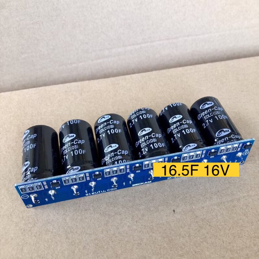 Siêu tụ điện 16V 16.5F - Super capacitor 16V 16.5F