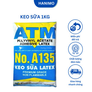  Keo sữa Latex No.A13 dán thảm simili thảm nhựa lót sàn vân gỗ 5 kết dính tốt dễ thi công - HANIMO 