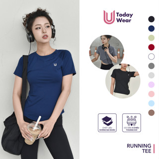 Áo thun thể thao nữ BIGSIZE Running Tee tập gym yoga cổ tròn ngắn tay vải thoáng mát co giãn Today U Wear