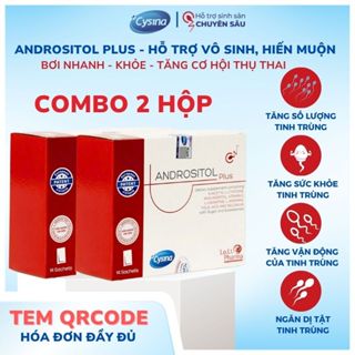 [SET 1 Tháng] Andrositol Plus - Bổ Tinh Trùng Nam,Tăng Số Lượng Và Chất Lượng Tinh Trùng, Cải Thiện Hình Thái Tinh Trùng