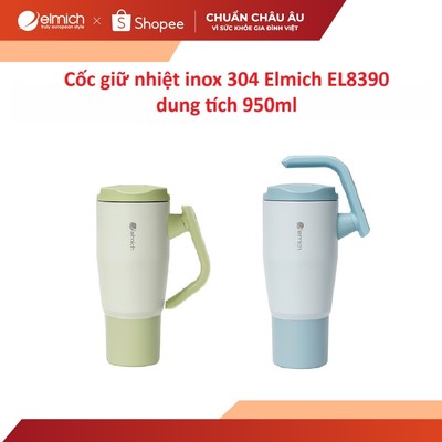 Cốc giữ nhiệt inox 304 Elmich EL8390 dung tích 950ml