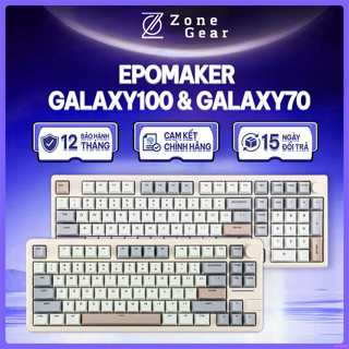 Bàn phím cơ Epomaker Galaxy70 và Epomaker Galaxy100 - Bàn phím cơ Khung Nhôm Nguyên Khối có núm xoay, Led RGB, Hotswap