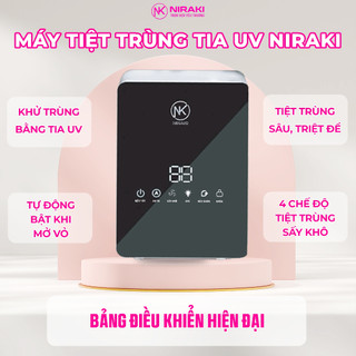 Máy Sấy Khô Tiệt Trùng Tia UVC Led Niraki NK-011 Tích Hợp 4 Chức Năng, Tiệt Trùng Bình Sữa Cho Bé, BH 1 tháng