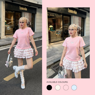 Áo Phông Baby Tee ECOCHIC EC 1-LINE Local Brand Chính Hãng Unisex Form Ôm Premium Cotton 100% F769