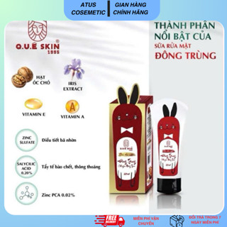 (Chính hãng) Sửa rửa mặt QUÊ SKIN - Sửa rửa mặt hút độc CẤY TRẮNG Peel one 60ml chiết xuất Lựu
