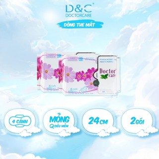 Băng vệ sinh thảo dược D&C Doctor Care ban ngày 24cm Combo 2 gói
