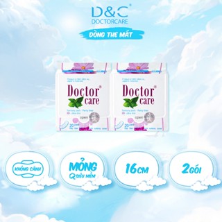 Băng vệ sinh thảo dược D&C Doctor Care hàng ngày 16 cm Combo 2 gói