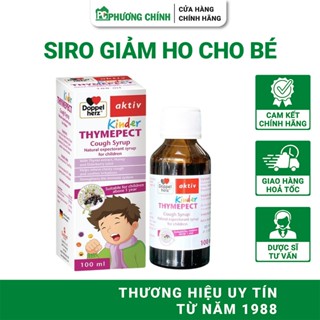  Siro Ho Cho Bé Doppelherz Kinder Thymepect Hỗ Trợ Giảm Ho Có Đờm Tăng Đề Kháng 100ml 