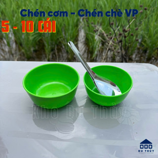  Chén cơm chén nước mắm nhỏ nhựa dẻo màu xanh  COMBO 5-10 CÁI  nhựa VĨNH PHÁT 