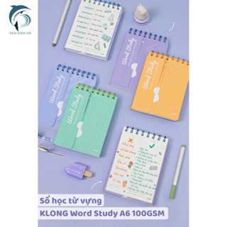 Sổ học từ vựng Klong Word List B5 120 trang MS: 917, Word Study A6 120 trang MS: 916