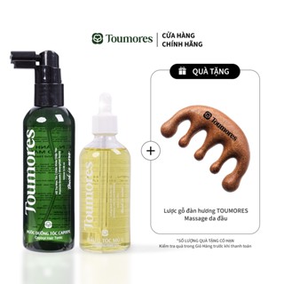 Combo dầu ủ tóc,  Xịt dưỡng mọc tóc CAPIXYL TOUMORES 100ml giúp tóc nhanh dài, dày mềm chắc
