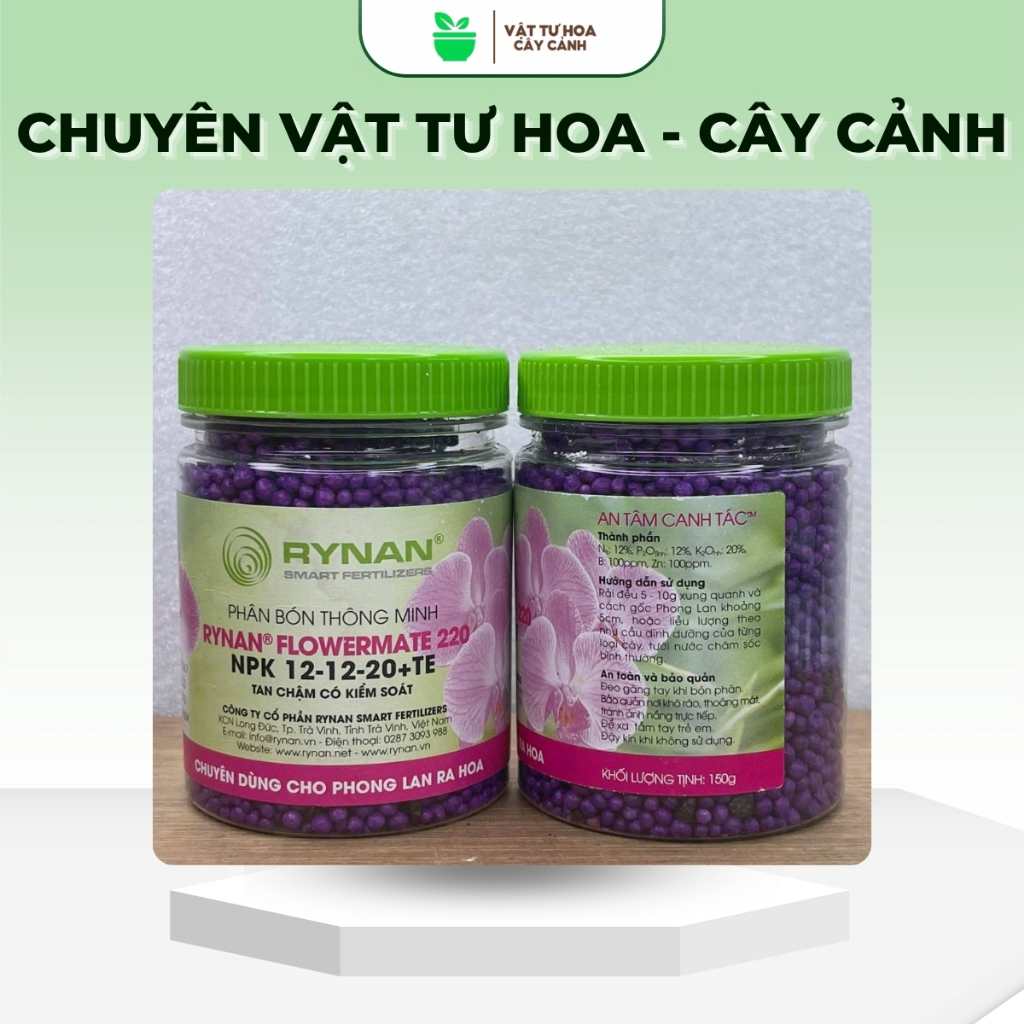 Phân Bón Rynan 200 NPK 31-8-8, Chuyên Dùng Cho Hoa Lan cây con