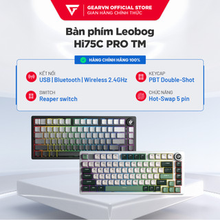  Bàn phím Leobog Hi75C PRO TM - Phím Nhôm - 3 Mode - Hotswap - Bảo hành chính hãng 