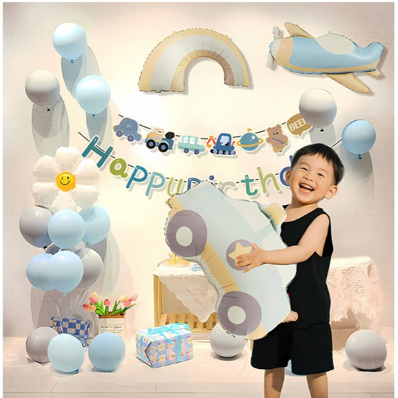 Set Bóng Trang Trí Sinh Nhật Cho Bé Trai & Bé Gái Nhiều Chủ Đề BB100