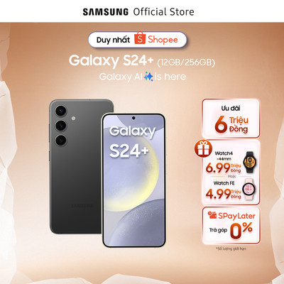 Điện Thoại Samsung Galaxy S24+ 12GB/256GB - Tặng Kèm Đồng Hồ Galaxy Watch FE/Watch4 (Màu Ngẫu Nhiên)