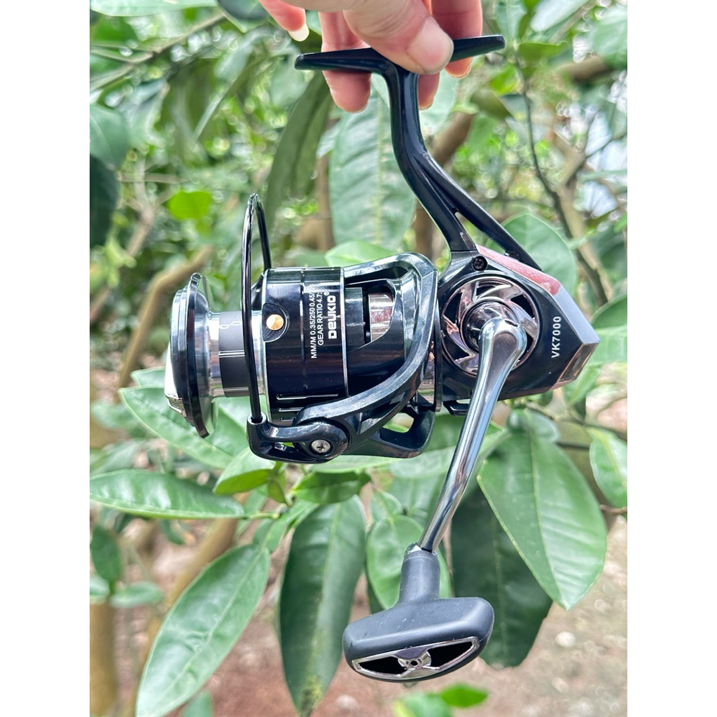 Máy  câu deukio VK bản nâng cấp  tải  cá 15-20 cân máy phun kim loại  cối sâu