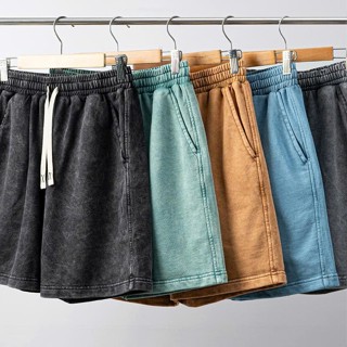 Quần short DELFINUS BASIC Wash Quần Nỉ Chân Cua Cao Cấp MSP 020