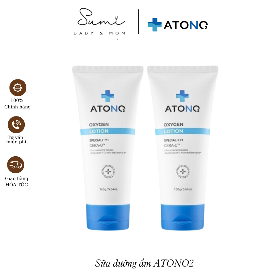 Sữa dưỡng ẩm hữu cơ Atono Oxygen Lotion 160g
