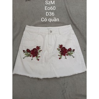 Chân váy jean 2hand vintage, y2k