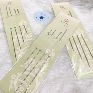 Kim khâu len, set 3 size 1.25, 1.6 & 2.0