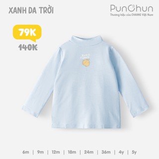 Áo giữ nhiệt dài tay cổ lọ 3cm cho bé Punchun AW2025