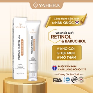 Gel chấm mụn hỗ trợ giảm mụn cao cấp YAHERA Premium Retinol Gel 15G