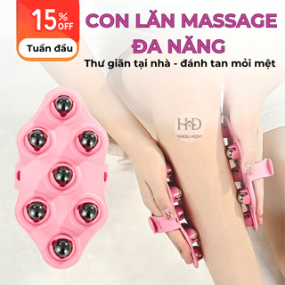 Găng Tay Massage Lăn Bi, Bàn Chà Mát Xa Lưng Cổ Vai Gáy, Đả Thông Kinh Mạch, Giảm Mỡ, Săn Cơ - Nhỏ Gọn, Giảm Nhức Mỏi