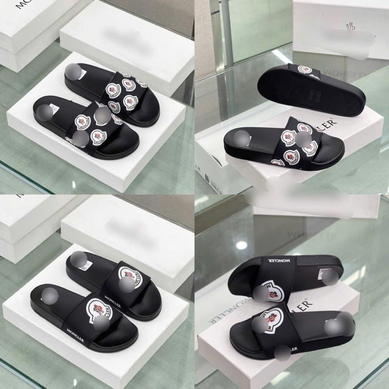 Dép lê quai ngang dành cho nam - dép nam hotrend ,dep le Moncle nam có hộp [ảnh + video tại Monaco s