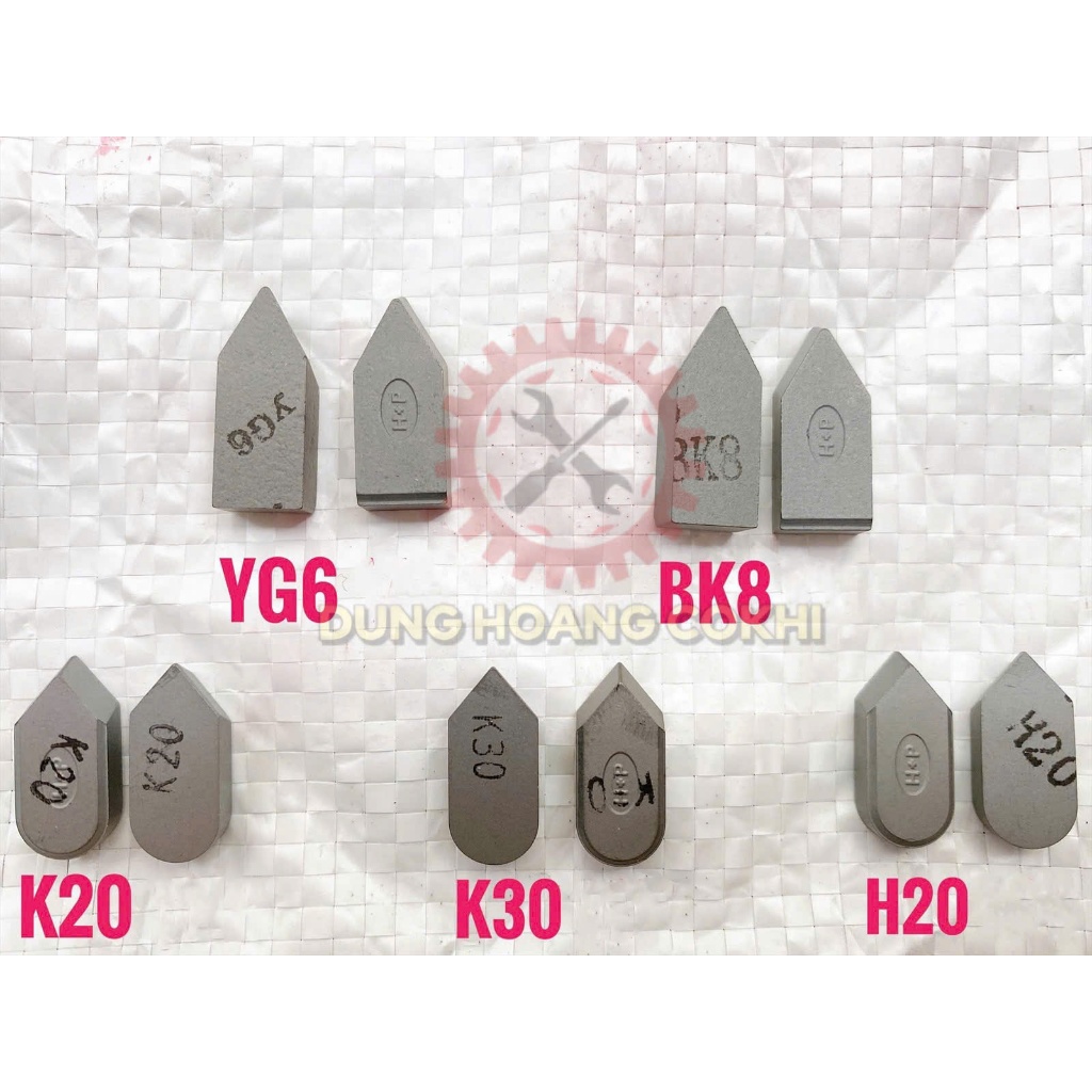 Hợp kim YG6 / BK8 / H20 / K30 / K20 8mm chuyên tiện sắt, gang, thép, inox
