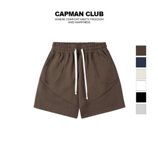 Quần short nam phom rộng MIST vải nỉ chân cua CAPMAN CLUB, quần đùi nam trên gối trẻ trung thoải mái