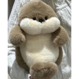 Gấu Bông Rái Cá Raisca Nâu Dáng Đứng Mũm Mĩm 3 Size - Thú Nhồi Bông Hải Cẩu Hottrend Quà Tặng Cao Cấp Gấu Bông City
